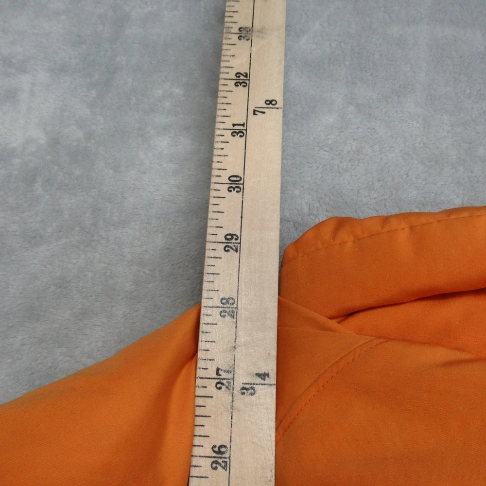 Columbia Down? Jacket Youth 18/20 XL Orange Insulated Quilted Puffer Winter Snow